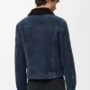 Trucker-jakke i shearling