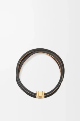 Twist-armbånd i kalveskinn