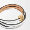 Twist-armbånd i kalveskinn Twist-armbånd i kalveskinn