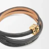 Twist-armbånd i kalveskinn Twist-armbånd i kalveskinn