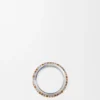 Tynn pavé-ring i sterlingsølv og krystaller Tynn pavé-ring i sterlingsølv og krystaller