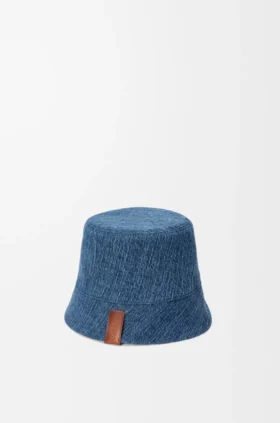 Vendbar bøttehatt i denim