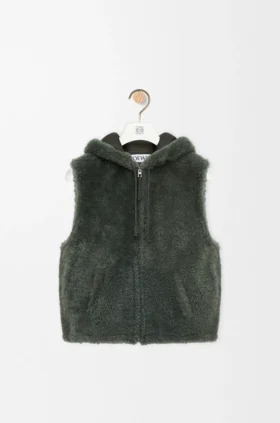 Vest i shearling