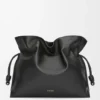 XL Flamenco-clutch i nappa-kalveskinn