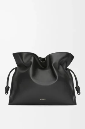 XL Flamenco-clutch i nappa-kalveskinn
