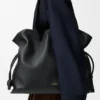 XL Flamenco-clutch i nappa-kalveskinn