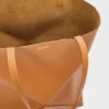 XL Puzzle Fold-tote-veske i skinnende kalveskinn