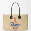 XL Verano-tote-veske i raffia XL Verano-tote-veske i raffia
