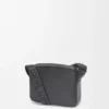 XS Military Messenger-veske i mykt, glatt kalveskinn og jacquard